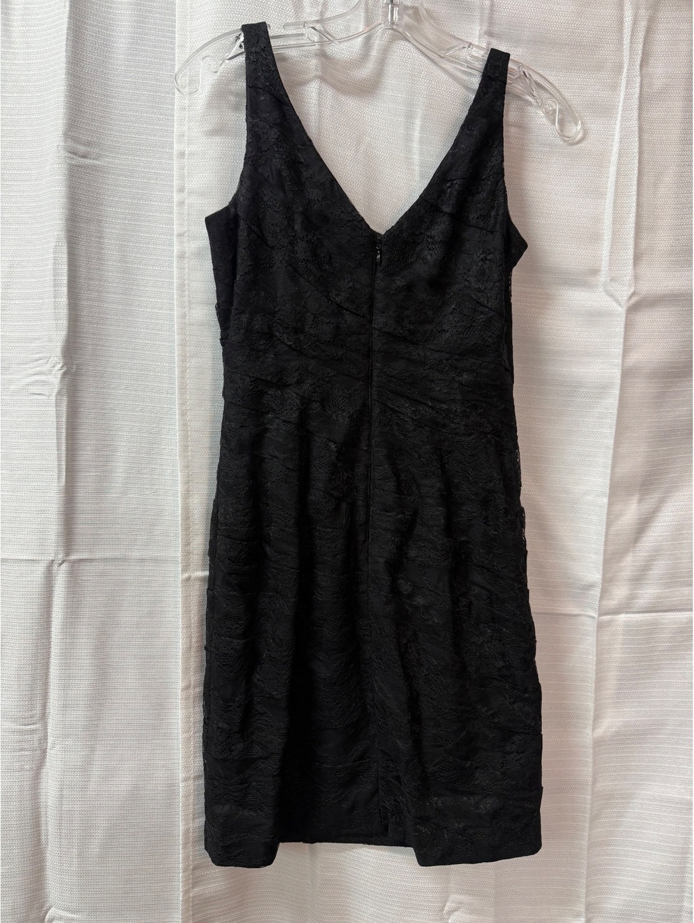 Ann Taylor Black Textured Sleeveless Dress Size 2P